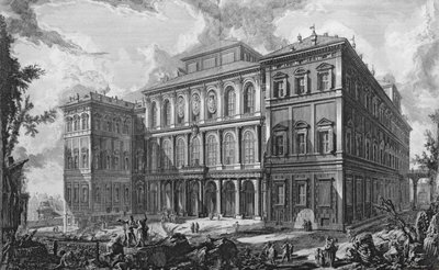 Palazzo Barberini on the Quirinale, Rome by Giovanni Battista Piranesi